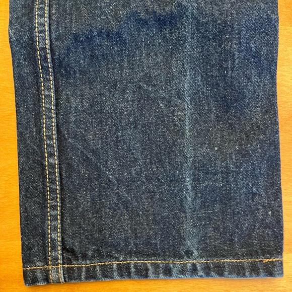 Vintage late 70s or early 80s dark-denim jeans by Calvin Klein (black tag) - Picture 5 of 8